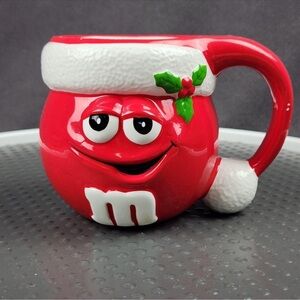 Red M&M Christmas Mug 2003 Collectable